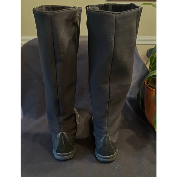 Women’s SALOMON Uma Trois Waterproof Knee-High Stretch Boots Black Zip, size 7 - Picture 5 of 8